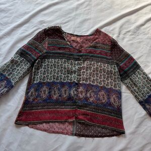 Multicolor Bohemian Women Top